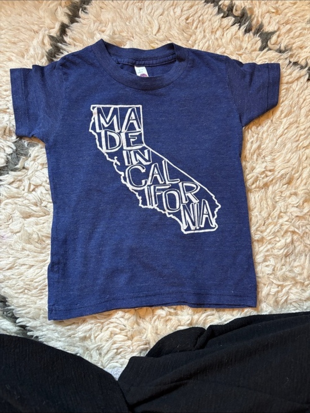 American Apparel Blue 'Made in California' Kids Tee